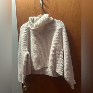 Old Navy White Turtleneck Sweater